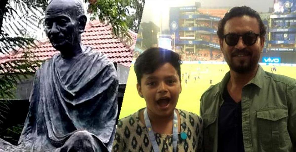 Irrfan takes son on historical tour on Fathers Day