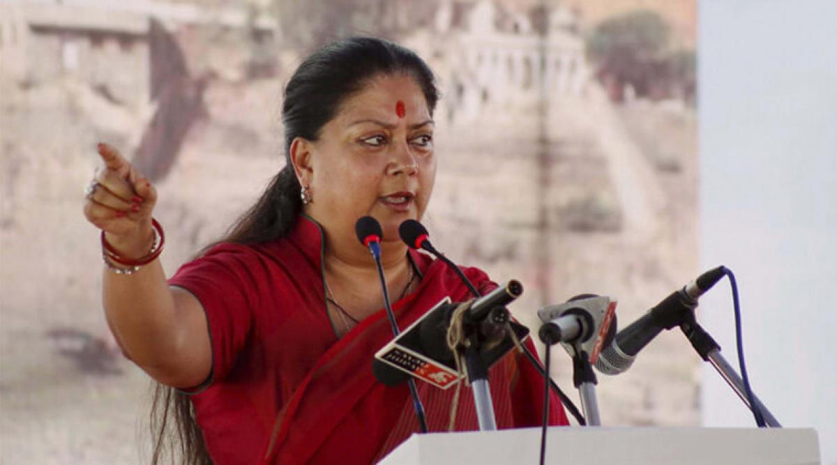 Raje testified for a fugitive, allege Congress even as BJP backs her