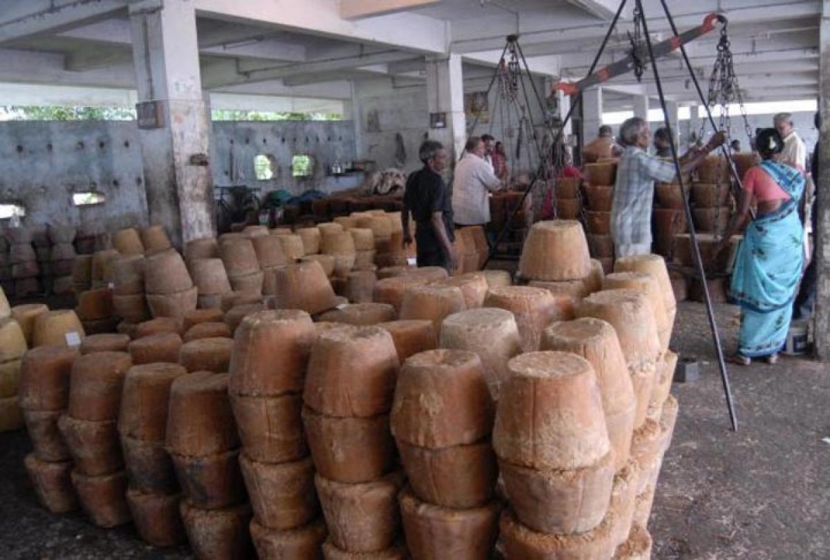 16 tons of black jaggery seized