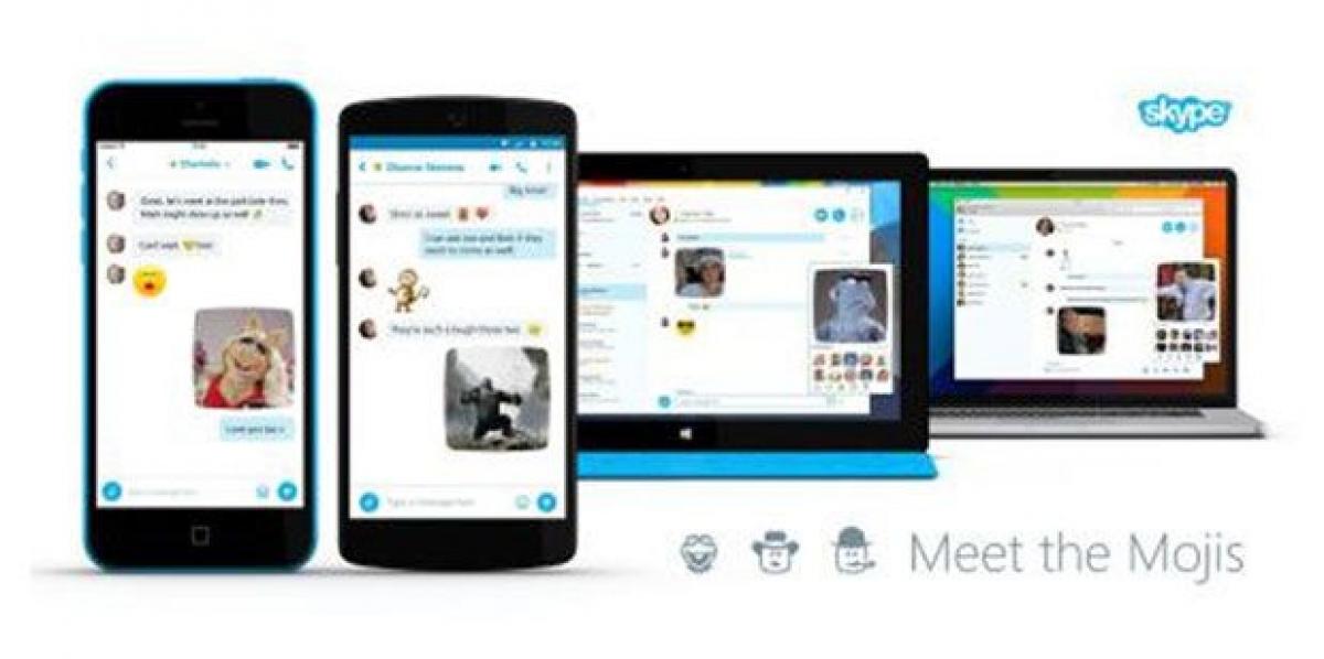 Skype adds new multimedia features, introduces Mojis