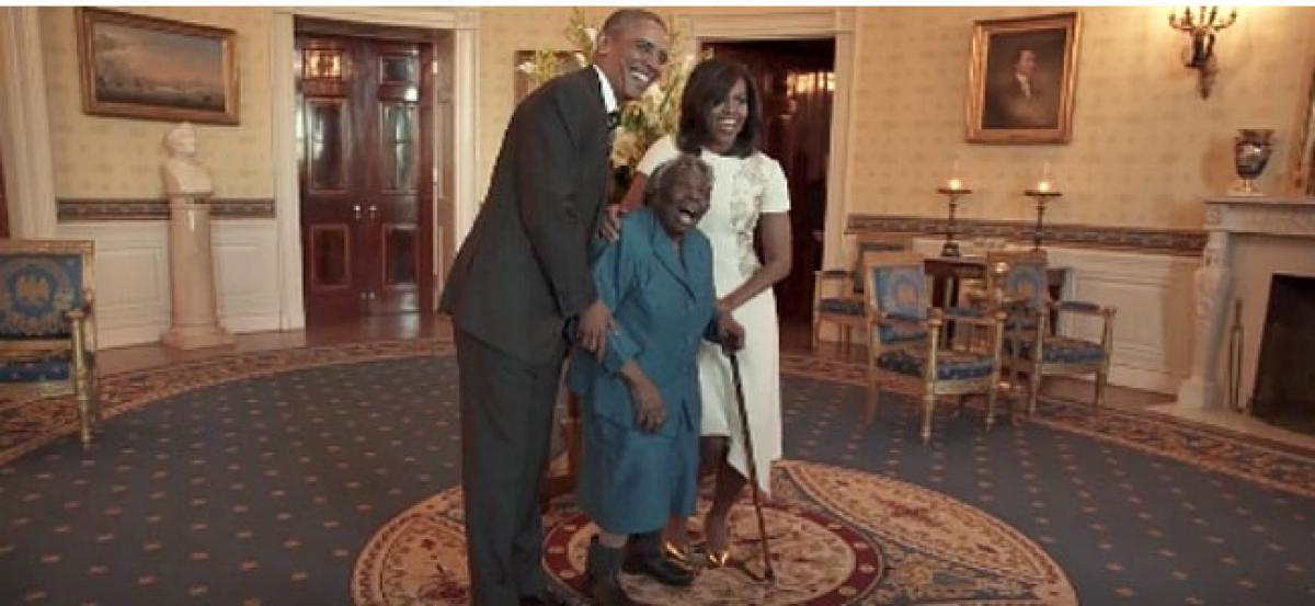 106 Year Old Ladys Wish To Really Meet A Black President Granted