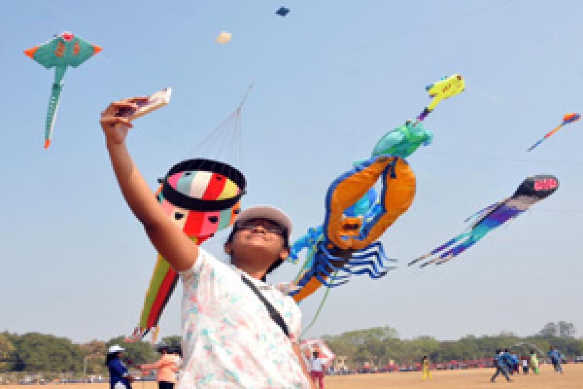 Flying start to international Kite festival