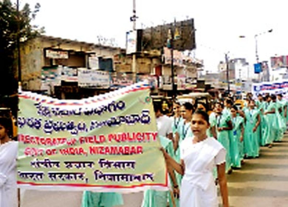 Pulse polio rally flagged off