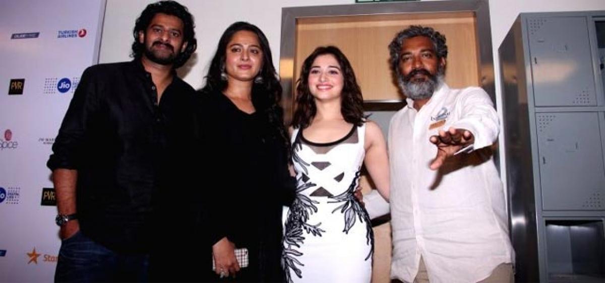 A photo session for Baahubali 2 cast this week