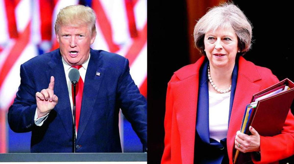 Trade tops agenda as Theresa May set to meet Donald Trump