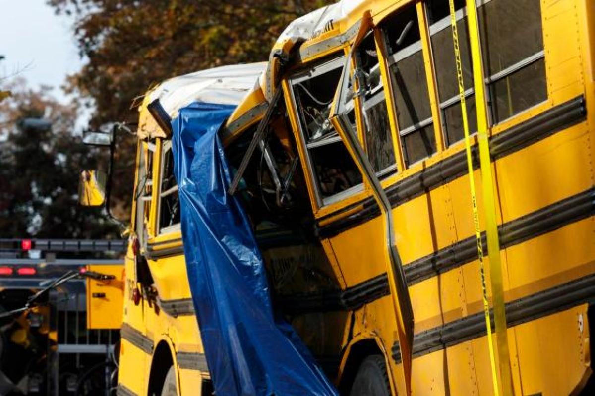 School bus rams into childrens park killing one, eight others injured