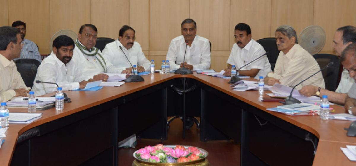 Telangana Cabinet Sub-Committee meets on Krishna issue, defers decision