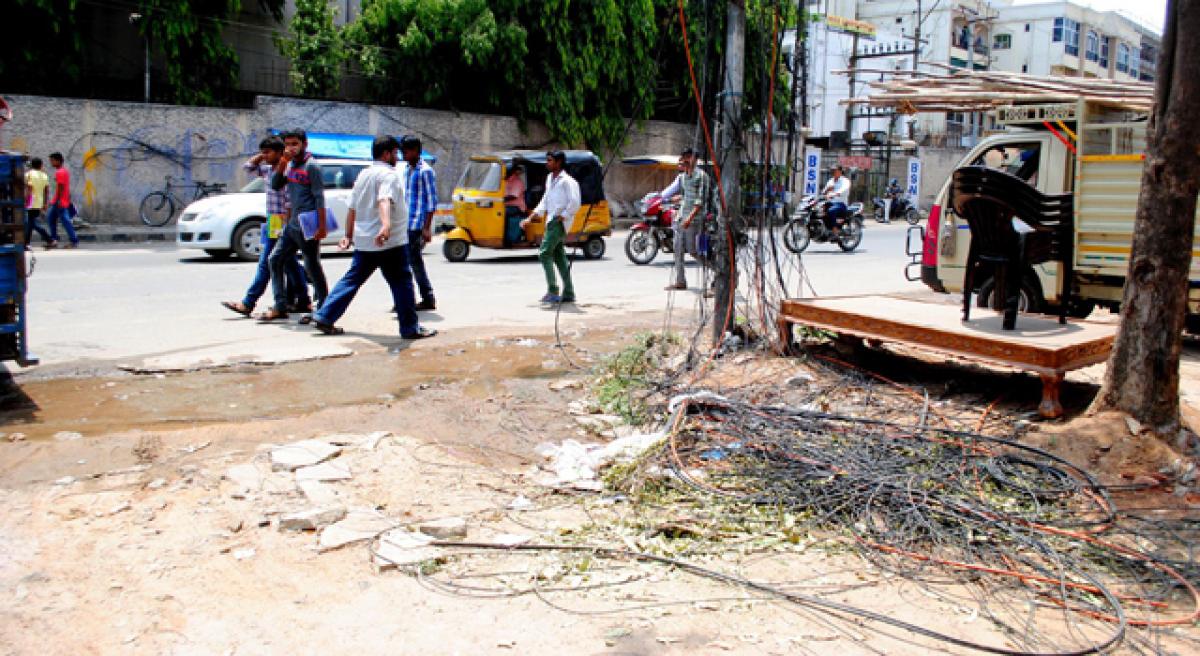 Streetlight poles pose grave danger to residents