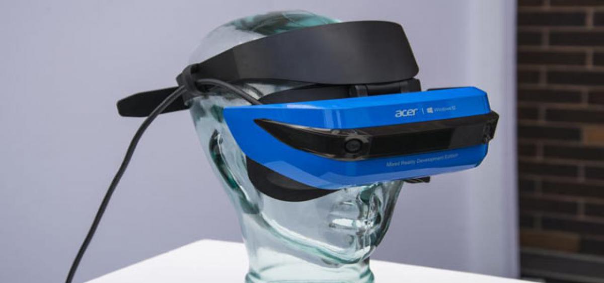 Microsoft showcases Windows Mixed Reality headsets