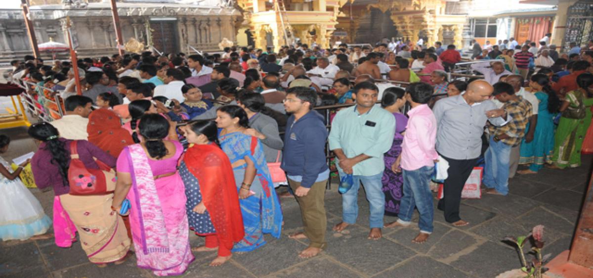 Over 40,000 pilgrims visit Bhadradri