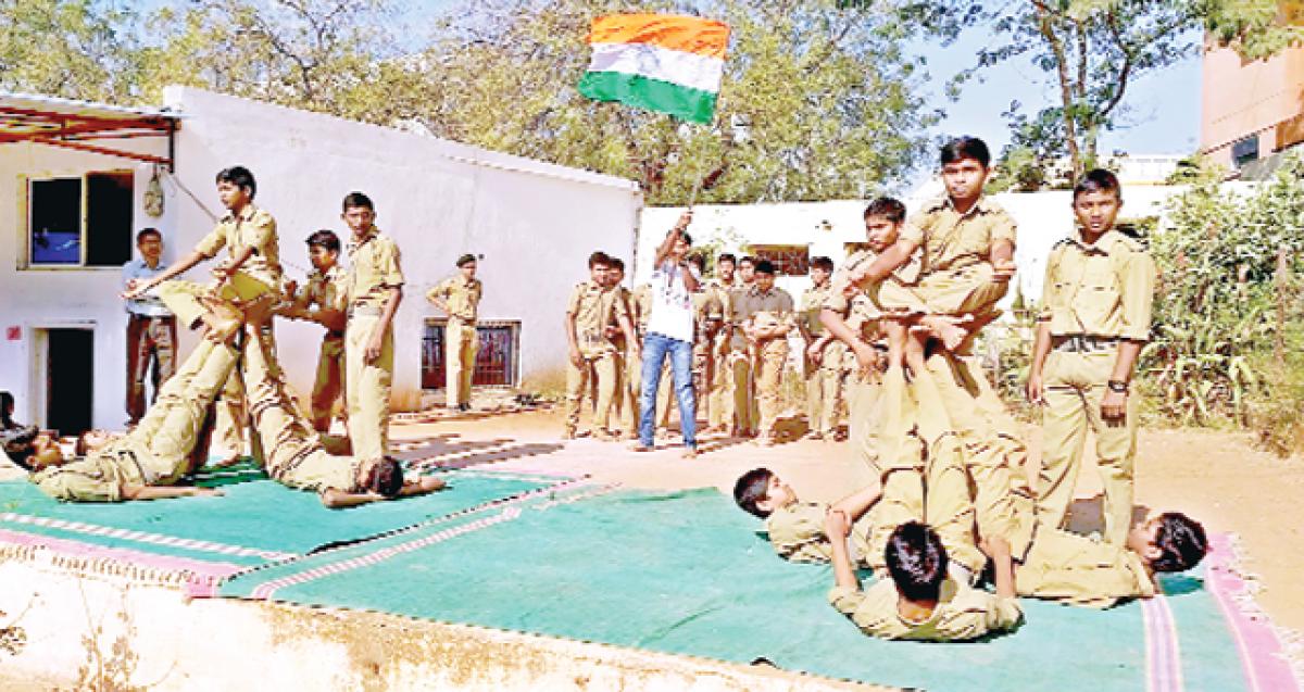 NCC Day celebrations at Vivekananda Residential School