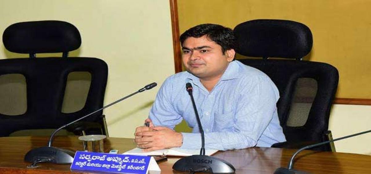 Complete road-laying works fast: Karimnagar Collector