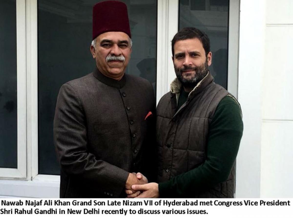 Pic talk: Nawab Najaf Ali Khan meets Rahul Gandhi Congress Vice President