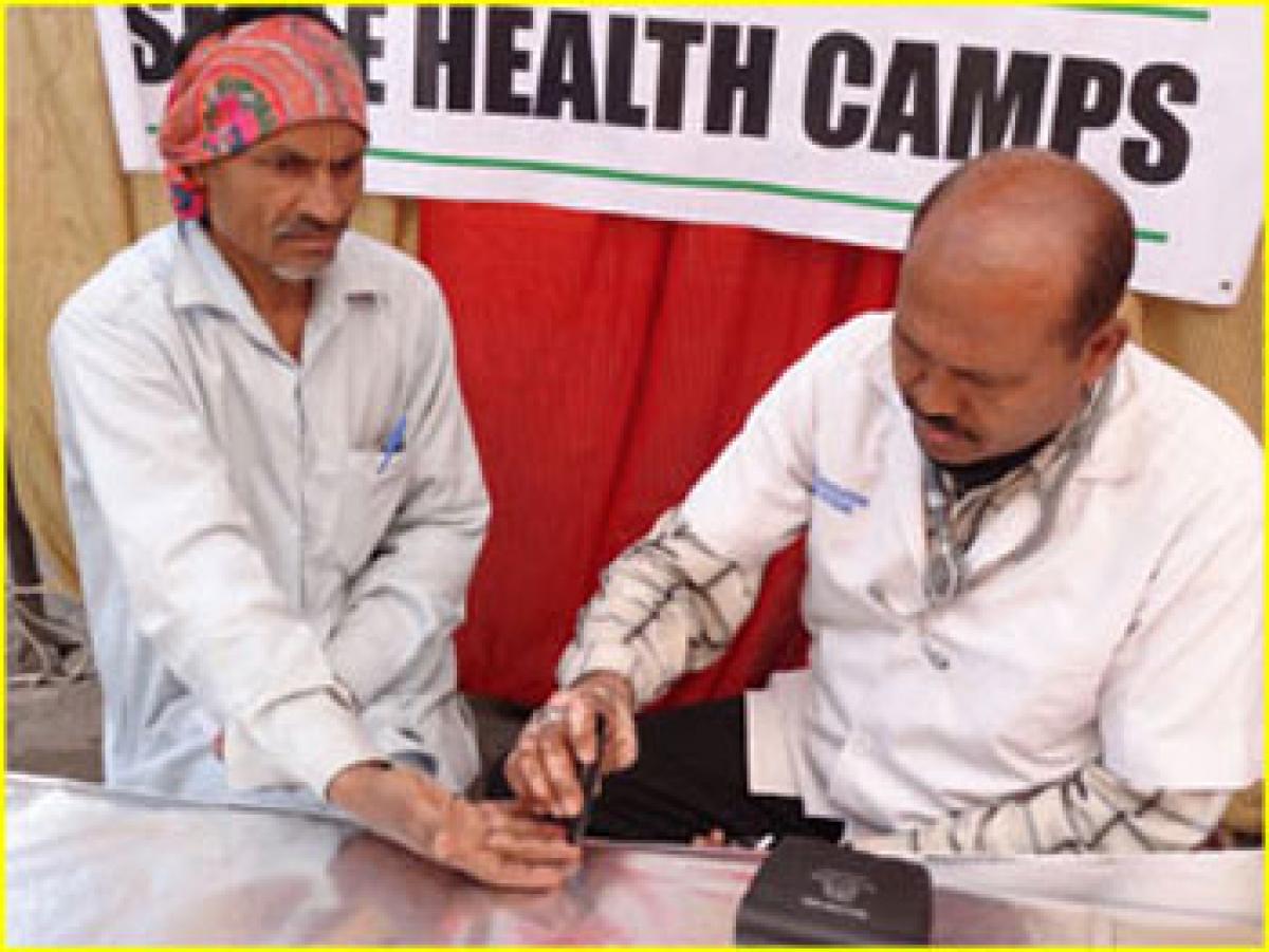 Health camp on Dec 20