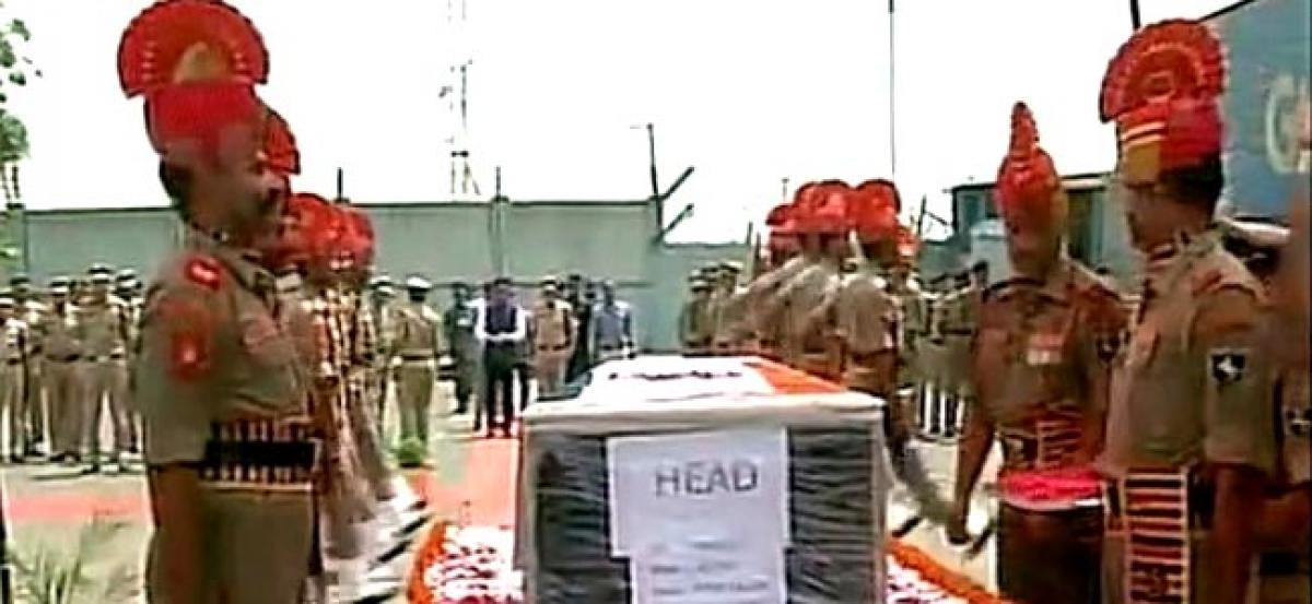 Poonch attack: Army, BSF pay last respects to slain soldiers