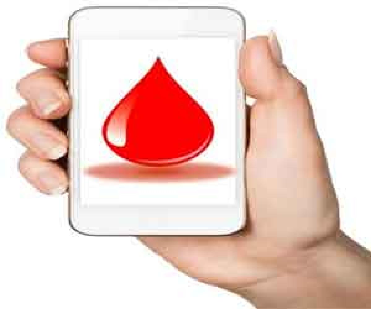 App on blood donation on the cards