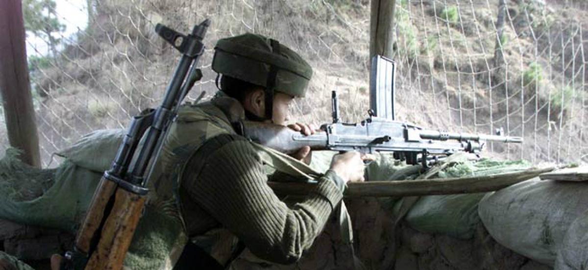 Suspicious movement encountered along LoC, BSF troops opened Fired