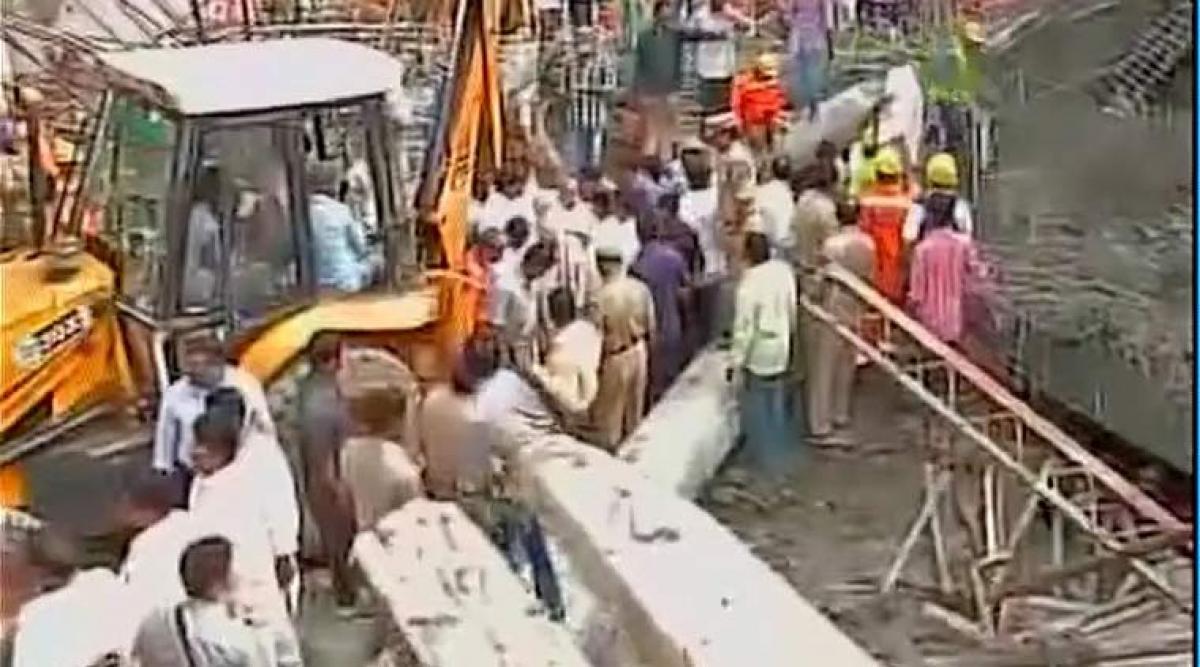 Two killed in under construction building collapse in Madhapur