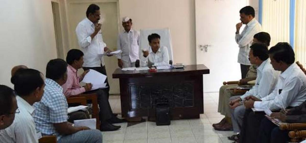 Health, TSRTC, Education officials asked to work in tandem: Nalgonda Collector