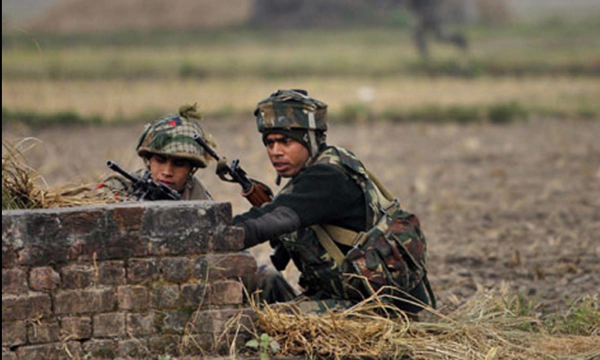 Two militants and soldier killed in a gunfight in Kashmir