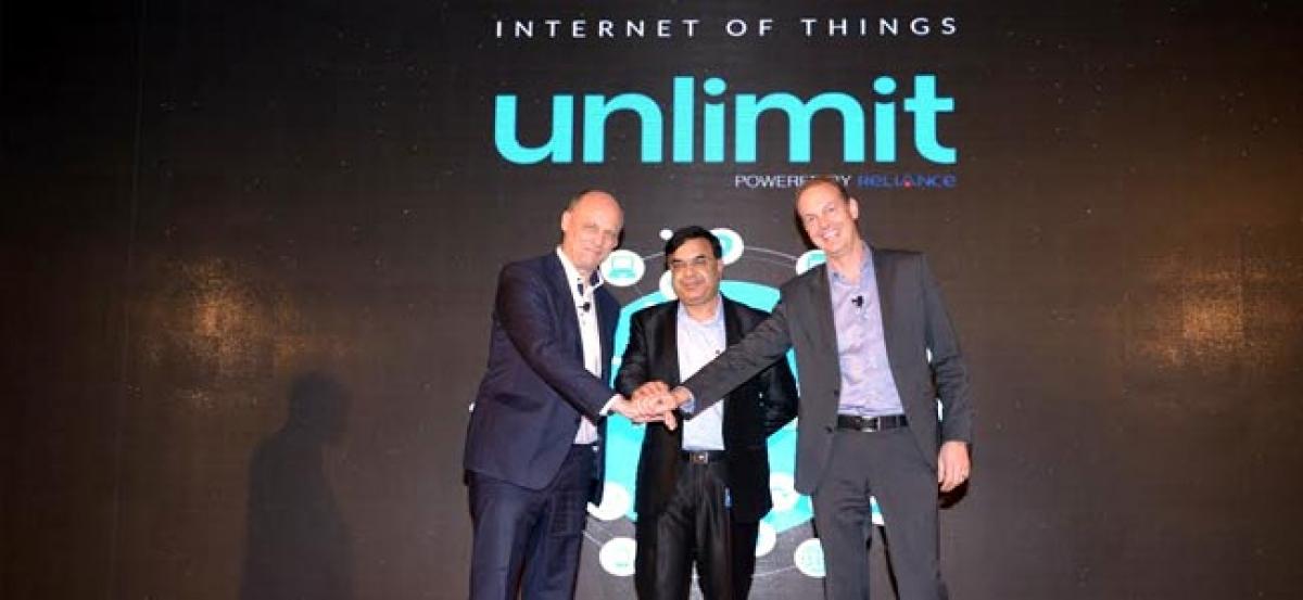 Reliance group’s unlimit launches a suite of New products and services - ‘enablement’ - to  Deliver iot solutions and services in india