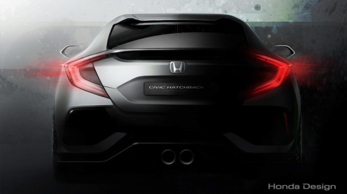 Check out: 2017 Honda Civic hatchback concept teaser