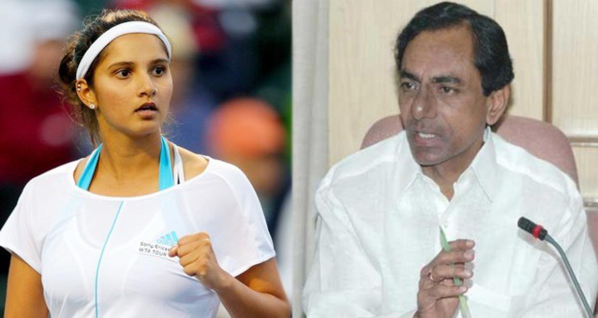 KCR congratulates Sania Mirza for Wimbledon win