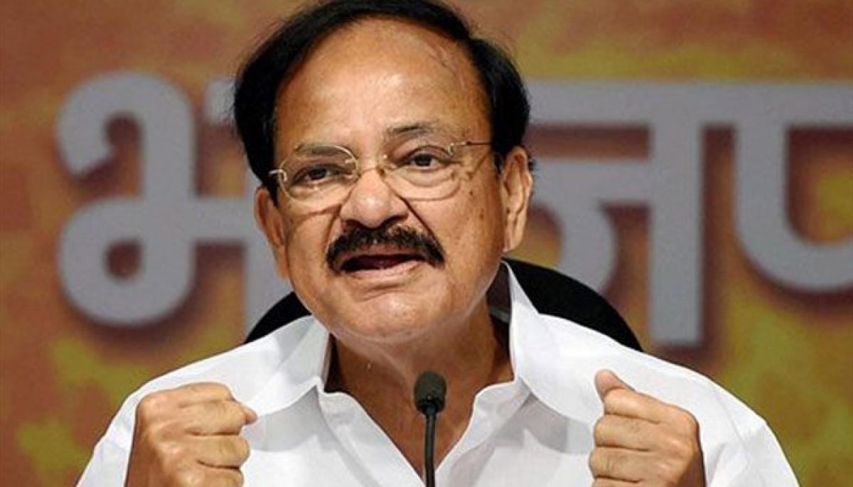 Venkaiah Naidu lashes out at opposition for protests over demonetisation