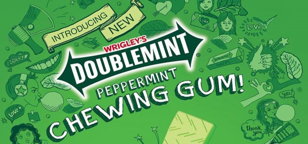 Long lasting freshness with new Doublemint Gums