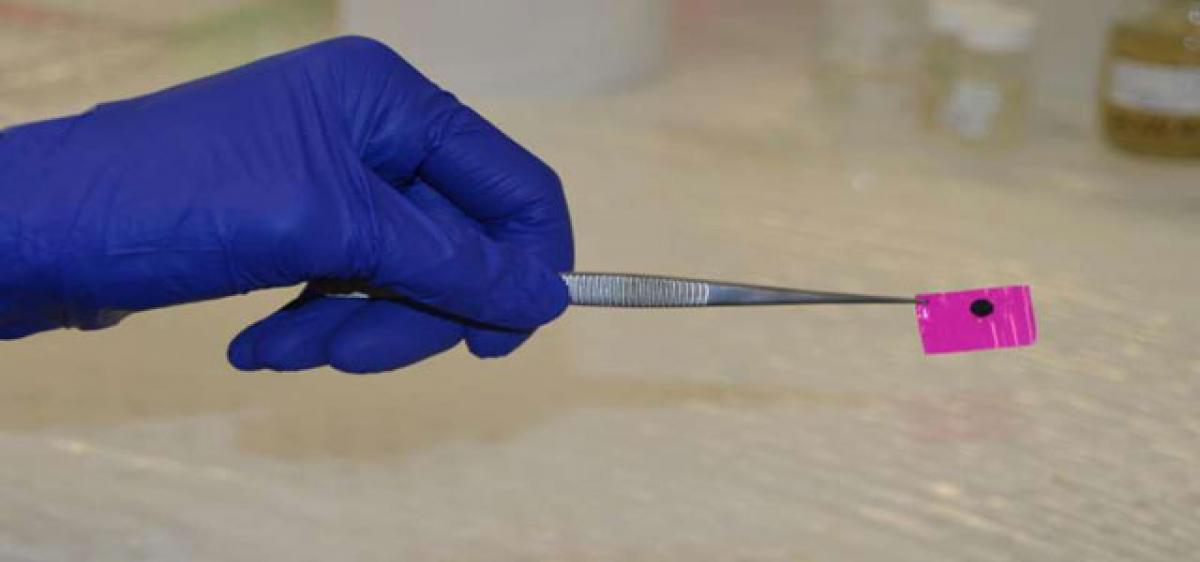 Flexible polymer patch for heart damage