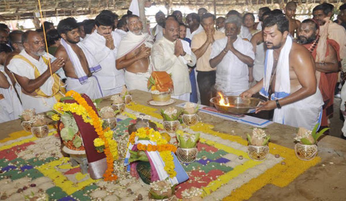 Minister fulfils his vow:Satyanarayana Swamy temple gets facelift