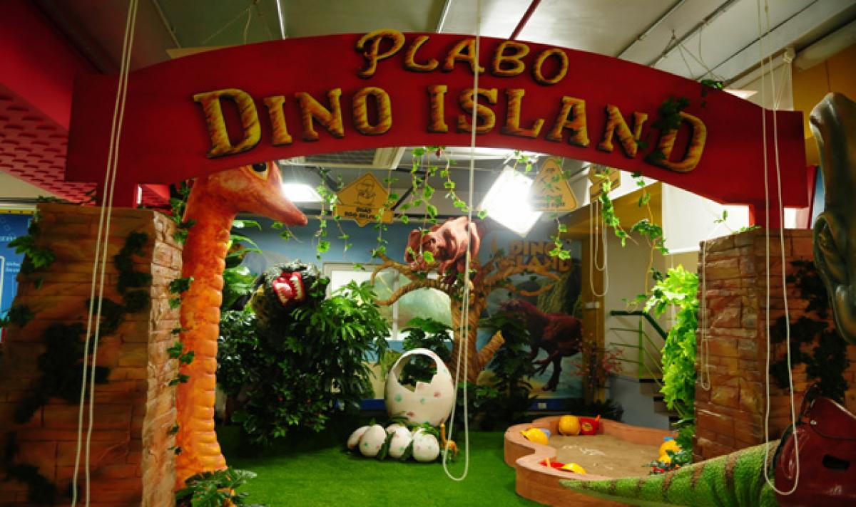Kids own dino island