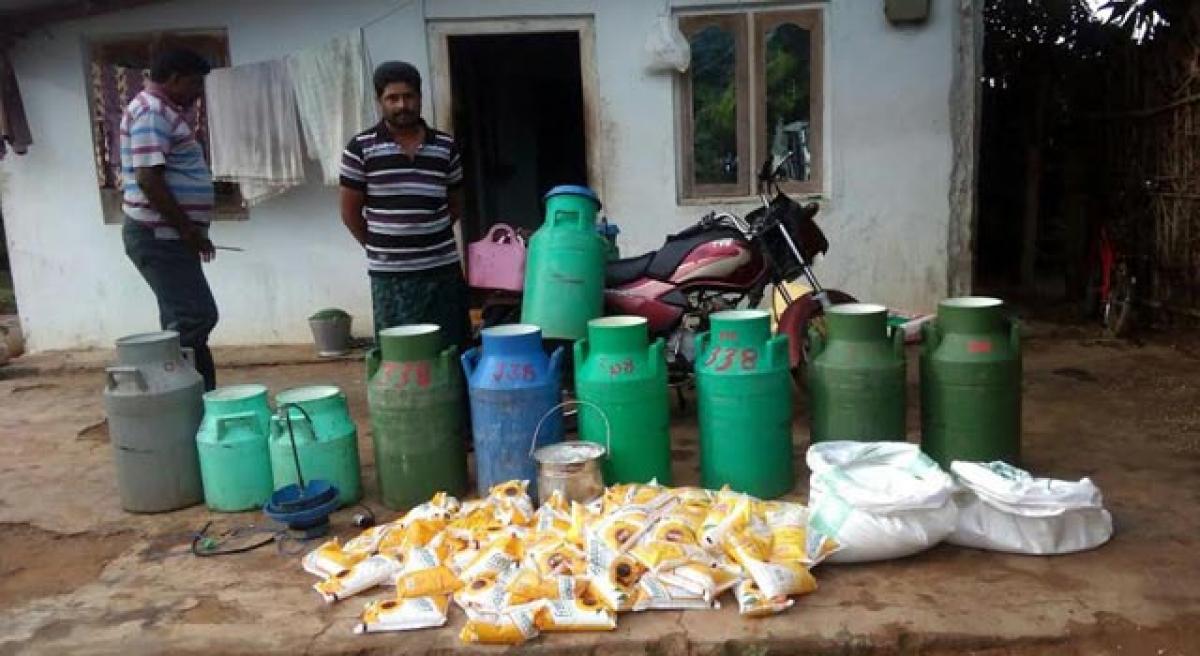 Synthetic milk in Khammam