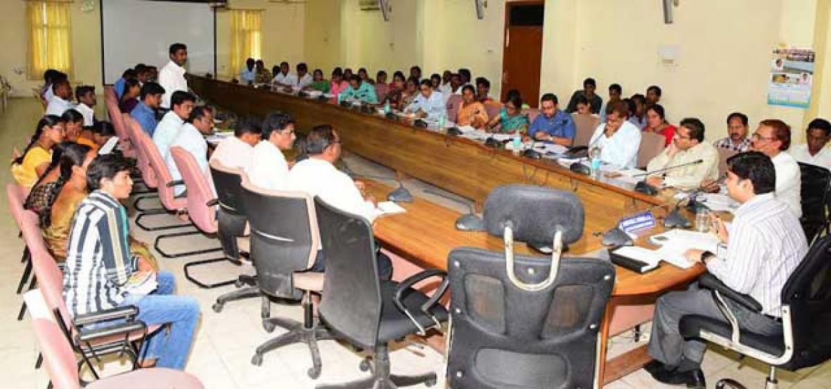 Irresponsible officers will be suspended, Karimnagar Collector