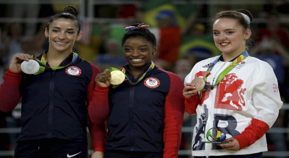 Record fourth gold for Biles.