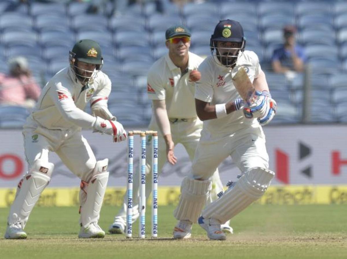Australian pacers push India on back foot at lunch