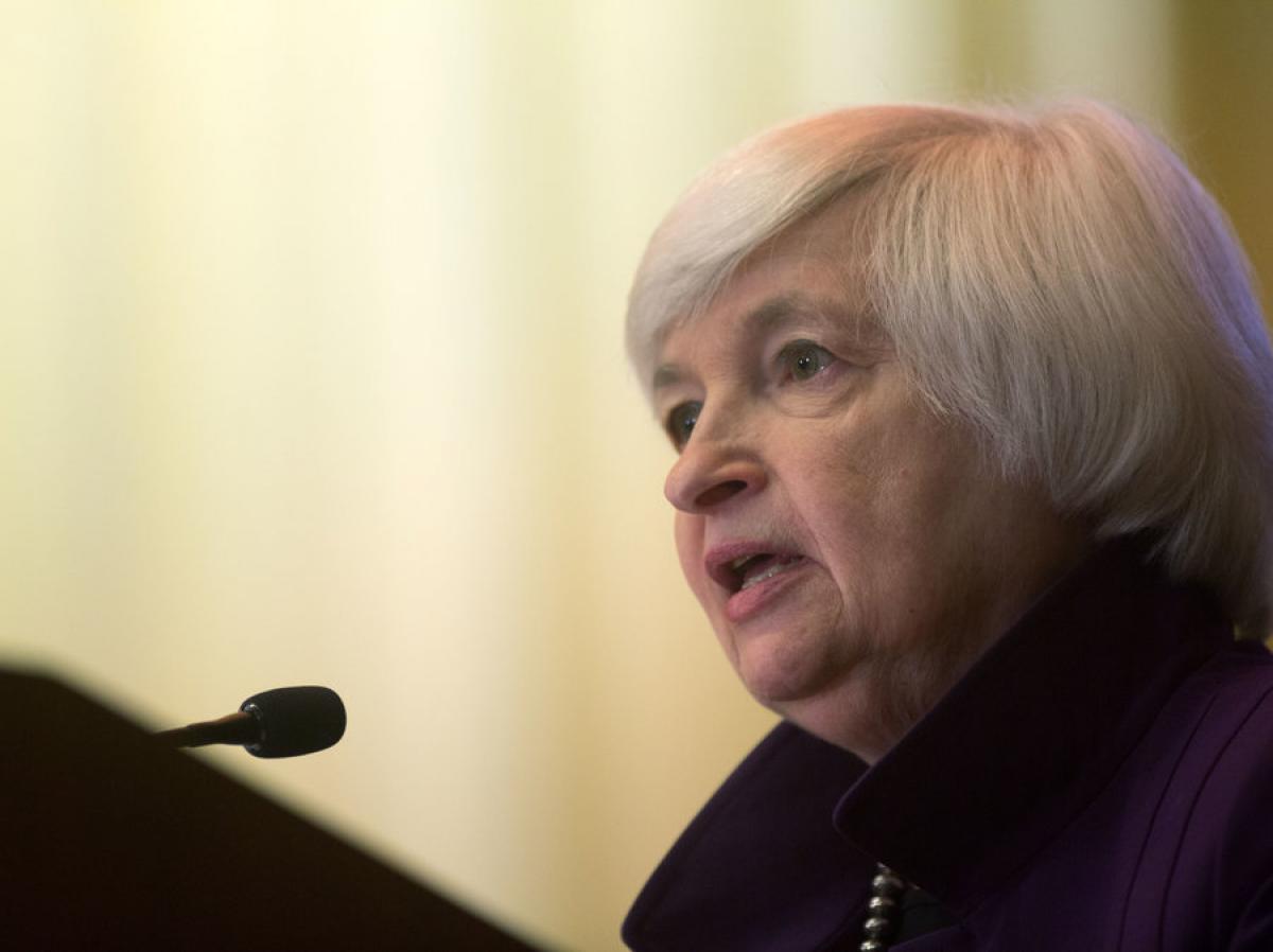 Federal Reserve chair Janet yellen speech on economic outlook and monetary policy