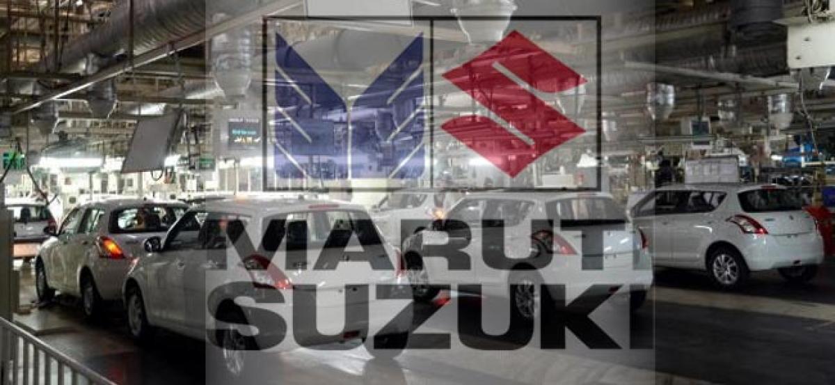 Maruti shares up nearly 3 per cent; mcap surges by Rs 5,442 crore