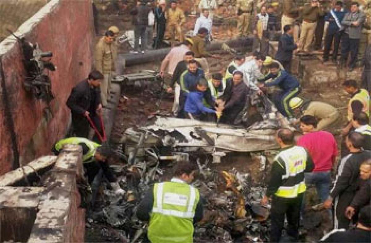 BSF charter plane crashes; 10 dead