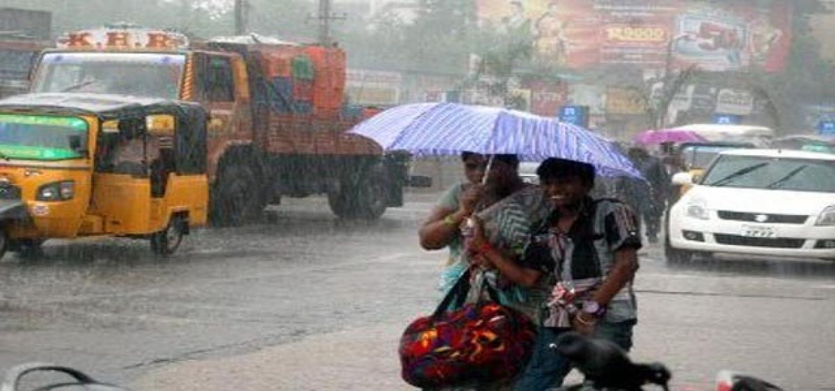 Isolated rain in Telangana