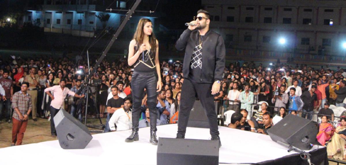 St Mary students swoon as Badshah croons