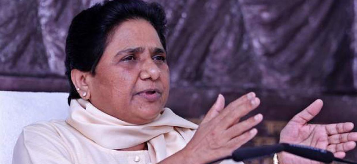 Mayawati attacks Modi government, says it is spreading hatred in UP