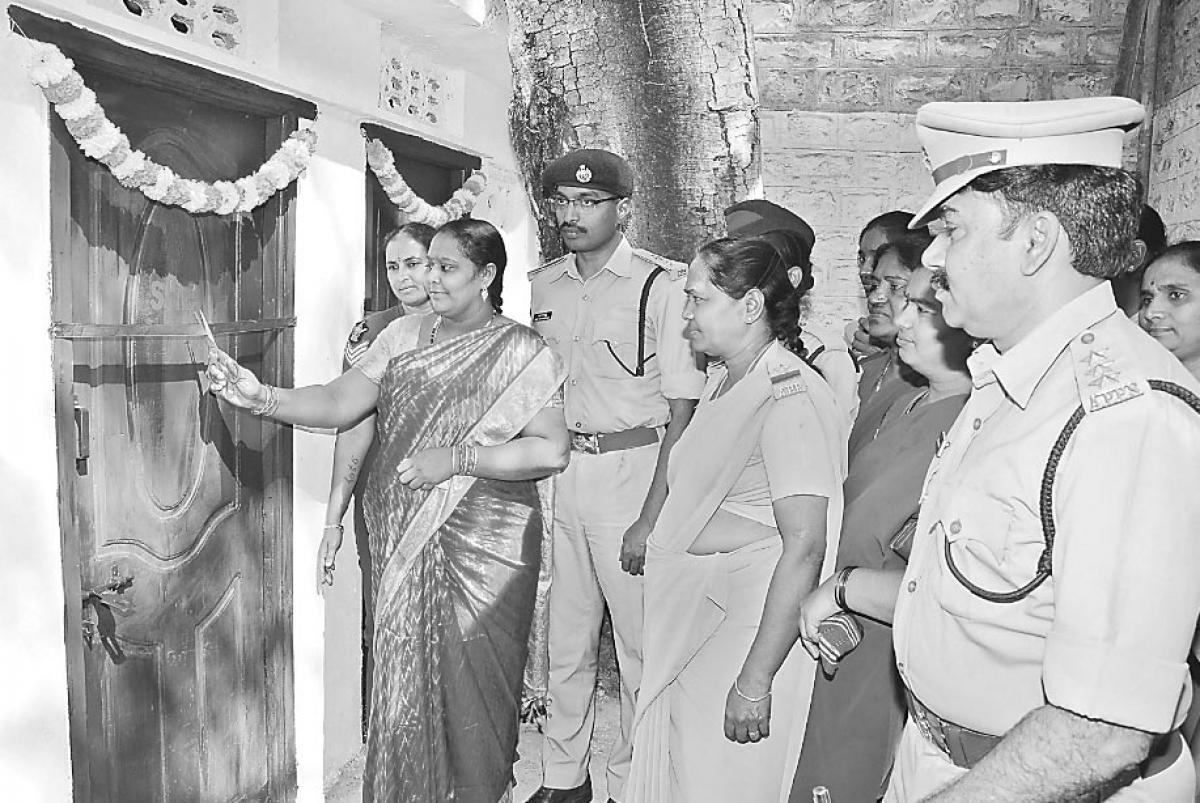 Two toilets for women police inaugurated