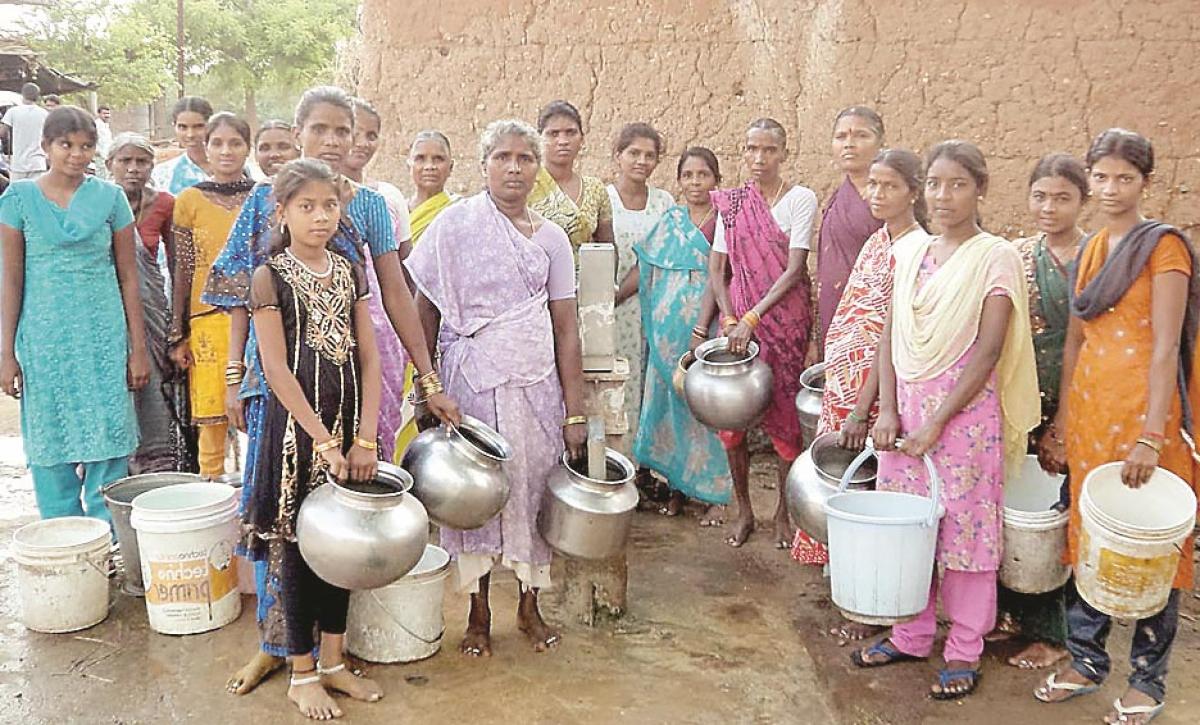 Acute drinking water scarcity in villages merged with GWMC