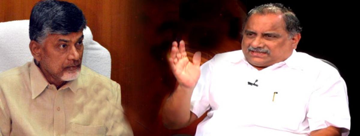 Mudragada Padmanabham writes a strong letter to Chandrababu