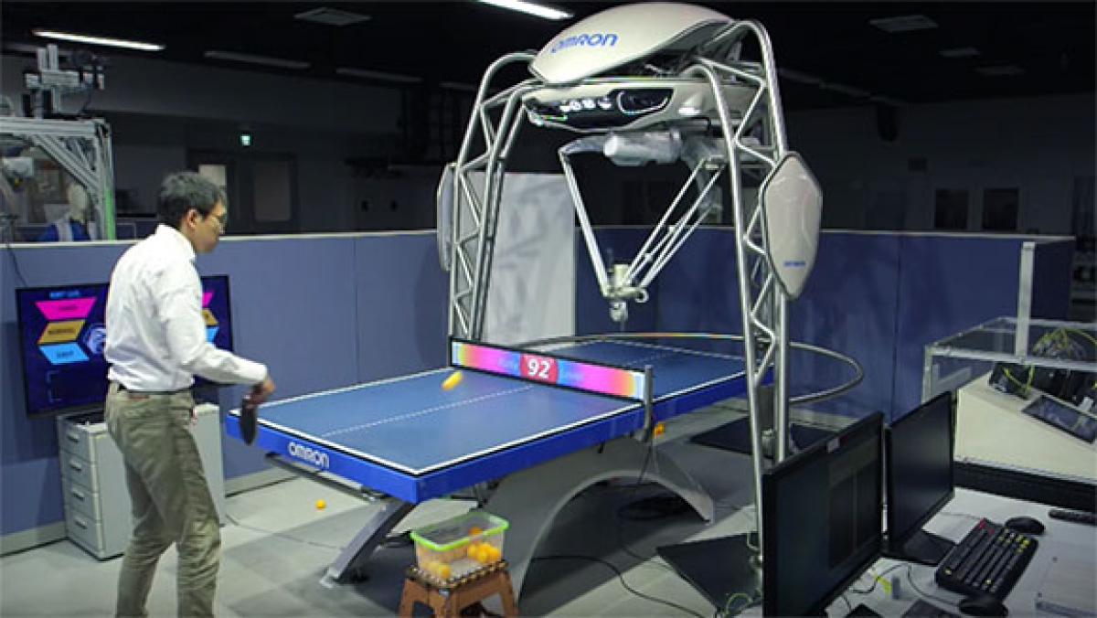 Worlds first robot table tennis tutor sets Guinness record