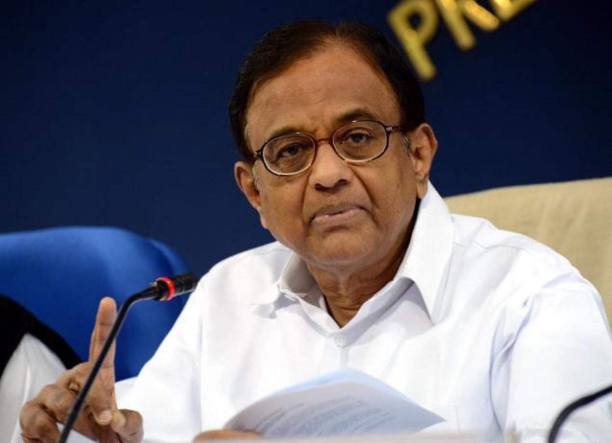 BJP has no right to form government: Chidambaram