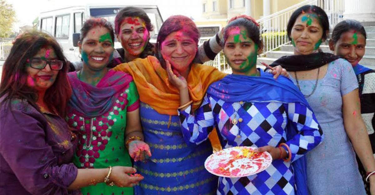 Holi Celebration at Starex University