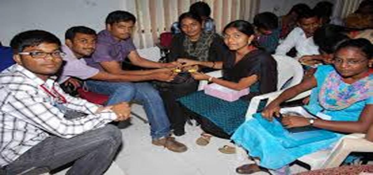 SV College  students adopt 18 villages Our Bureau