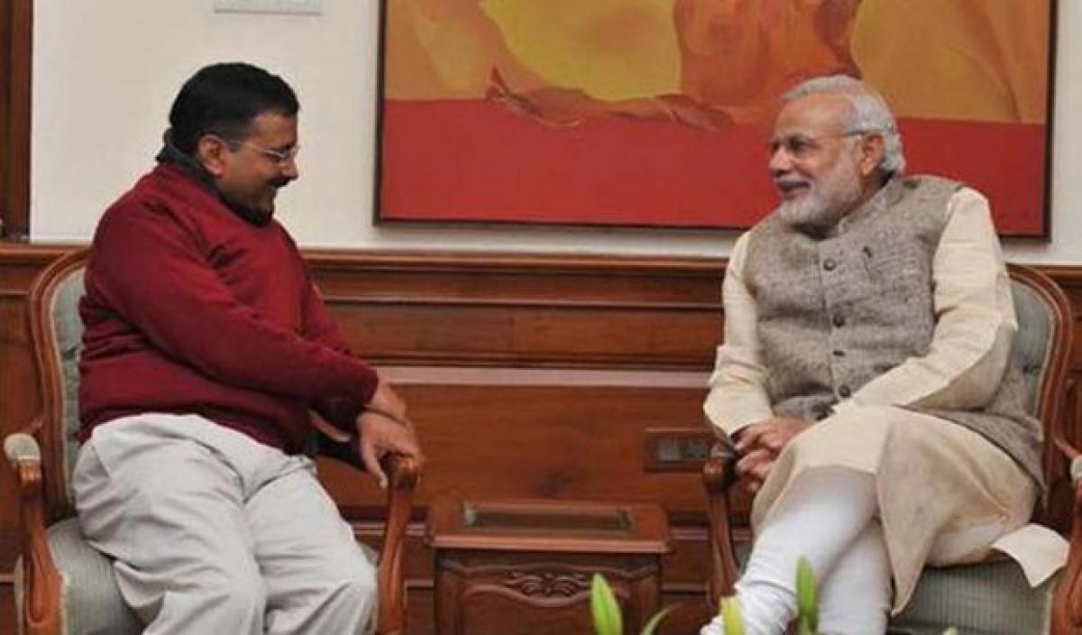 Modi wishes Kejriwal on birthday, prays for long life and good health